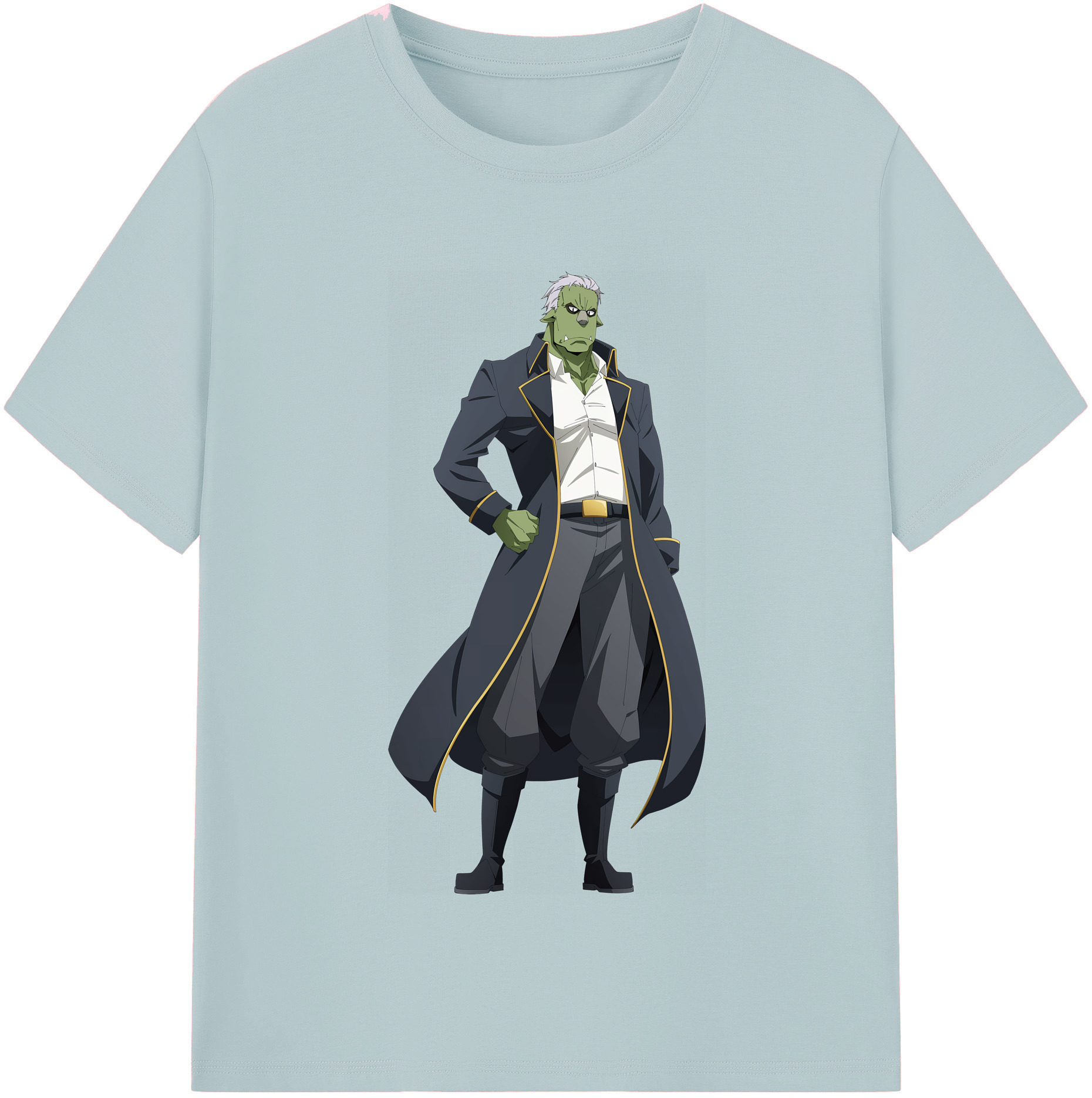 （画像用） 転スラ Regarding Reincarnated to Slime 綿100％半袖Tシャツ（フロントプリント）
